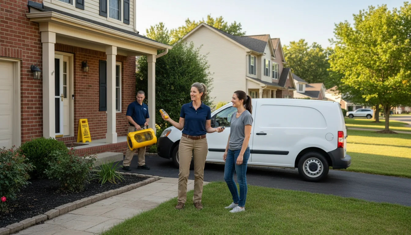 Residential water damage restoration in Wellington, CO